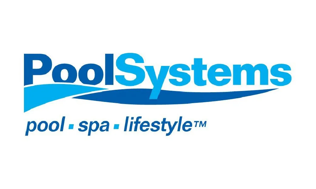 Logo of Pool Systems with the text "pool • spa • lifestyle™" underneath.