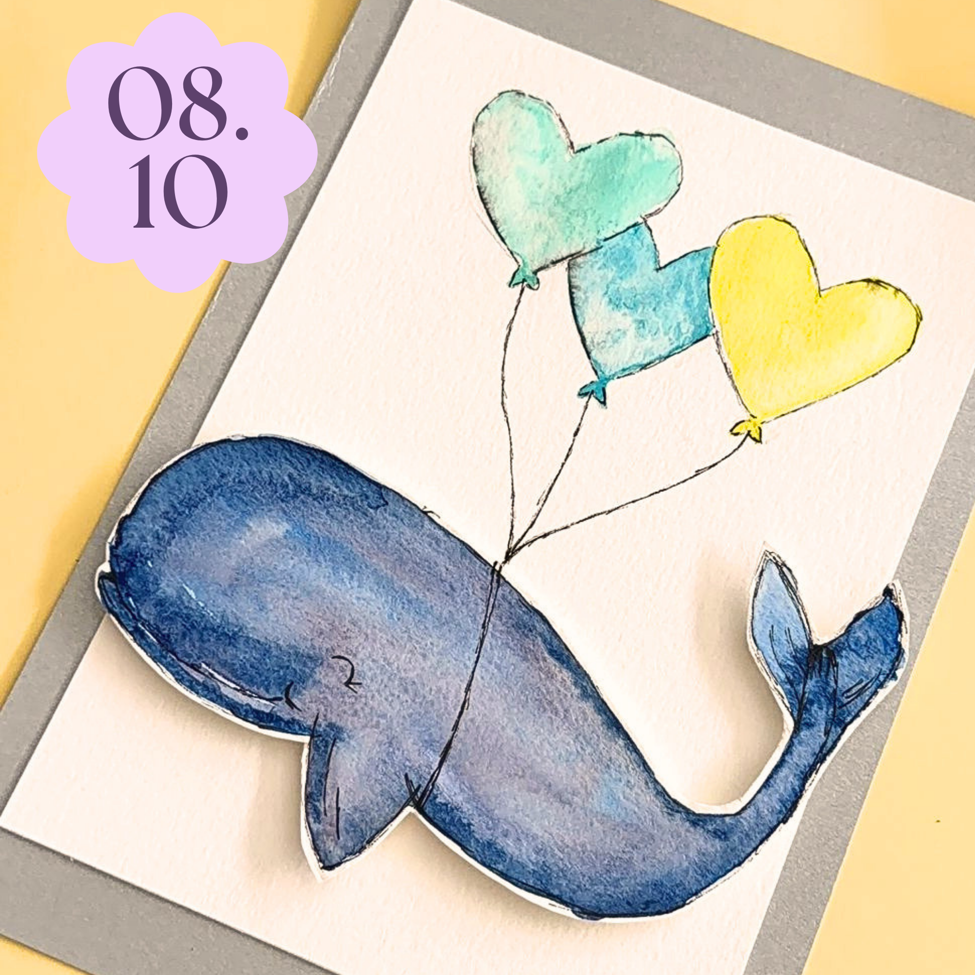 Aquarell & Handlettering mit Sina 08.10.2026