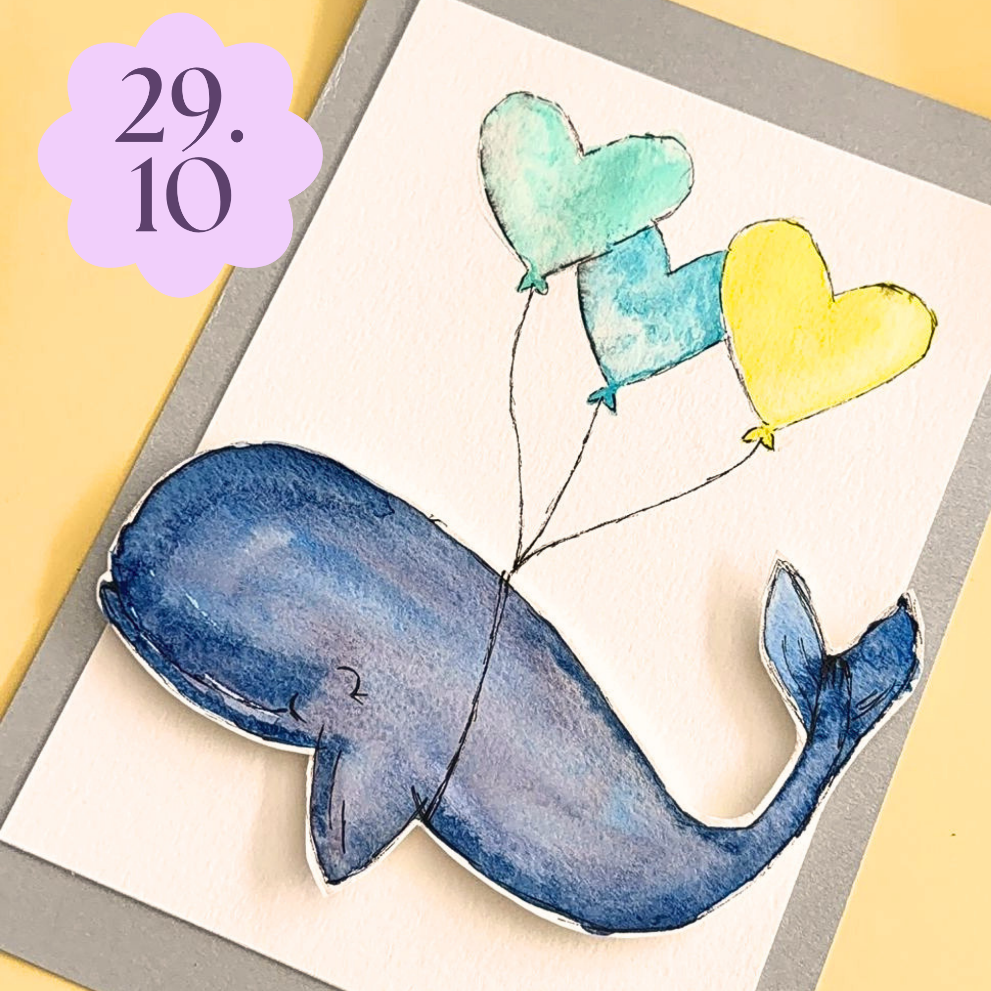 Aquarell & Handlettering mit Sina 29.10.2026