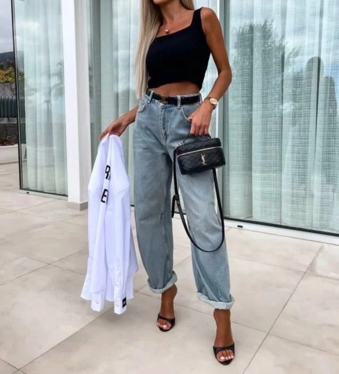 Jean Aria – Coupe Ballon Taille Haute Stretch