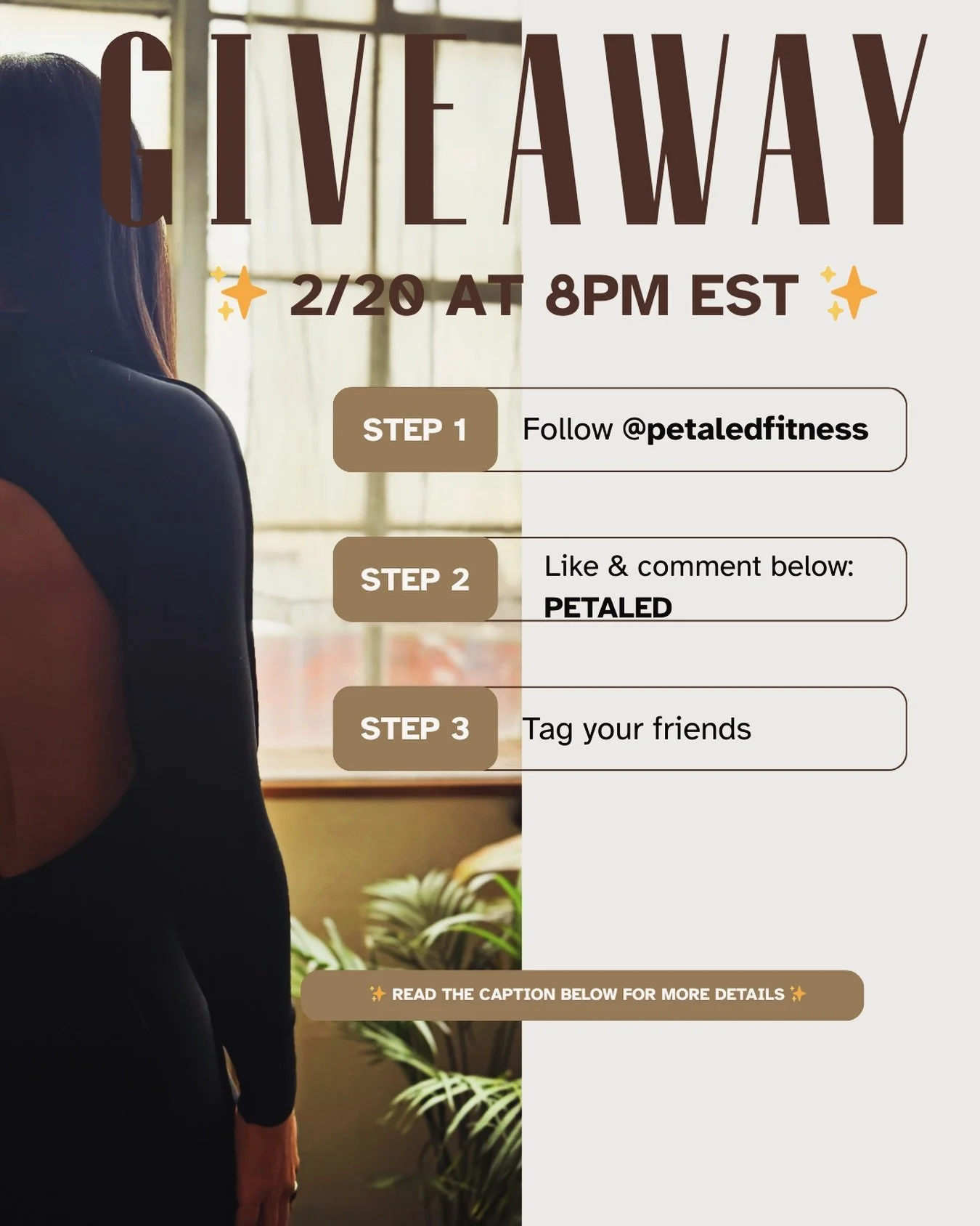 ⏰ Save the Date &mdash; IG Live 2/20 at 8 PM EST

We&rsquo;re celebrating with a special giveaway and selecting THREE lucky winners:

🥇 One bodysuit from the Kinetic Form Collection

🥈 One PETALED piece of your choice (excluding bodysuits)

🥉 $25 