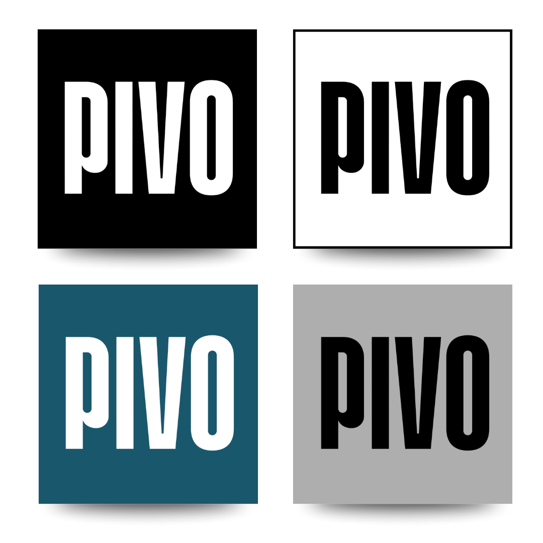 Geometric drawing of an outline square with sections divided by vertical, horizontal, and circle lines.