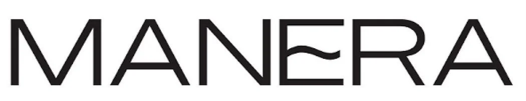 Manera logo with stylized 'E' letter.
