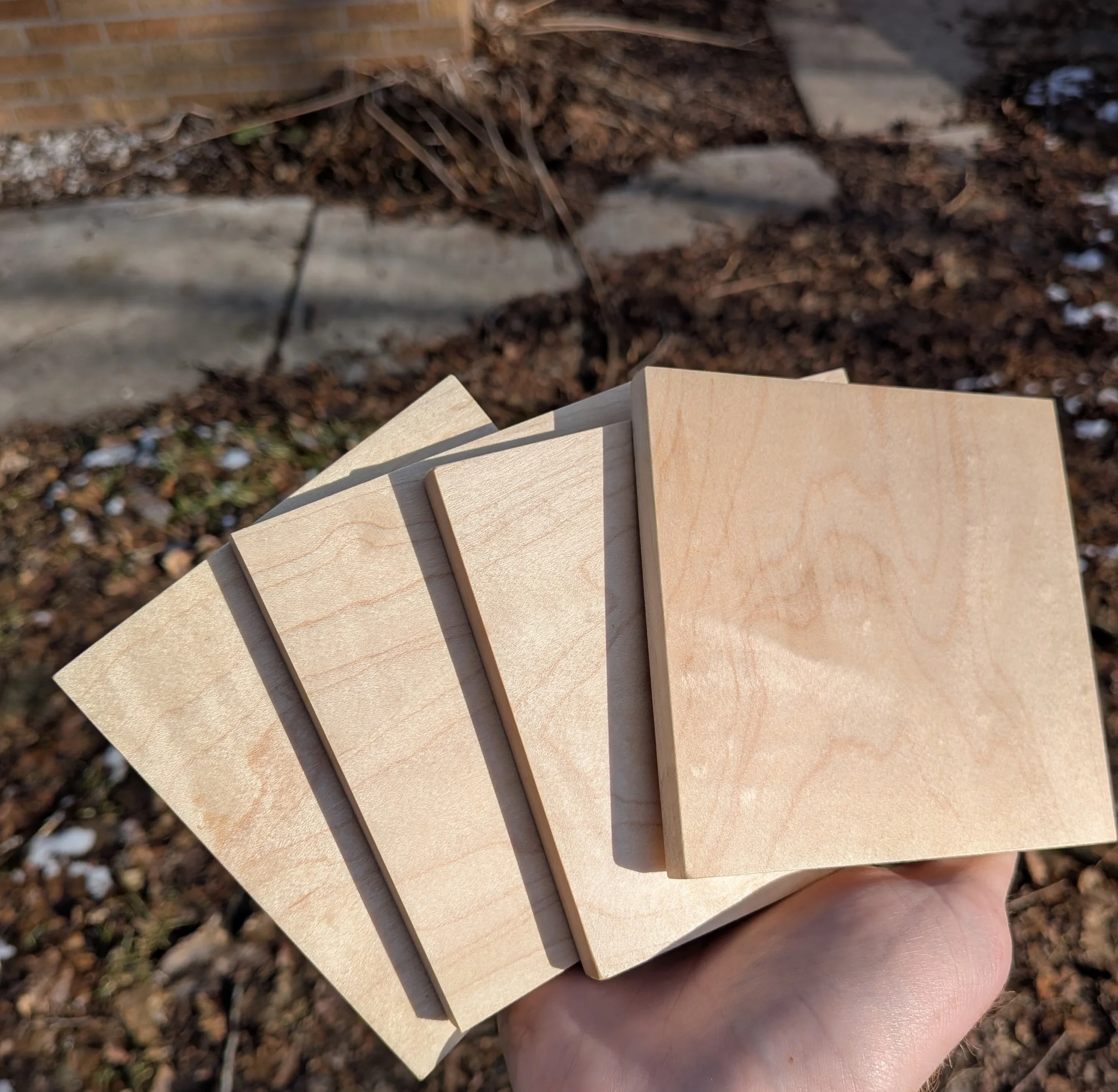 Maple Coasters