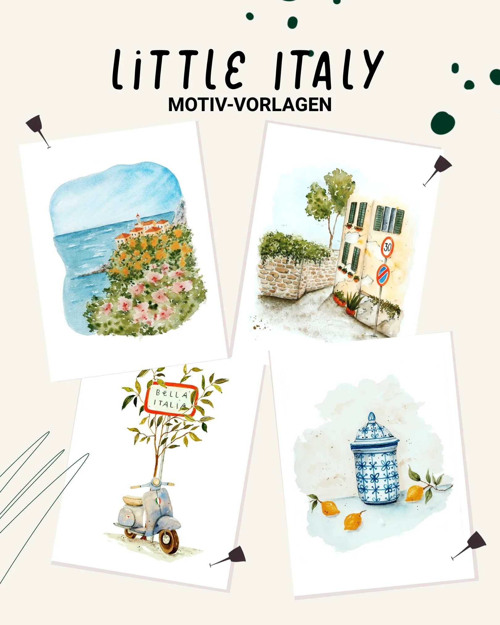 Little Italy Motiv-Vorlagen