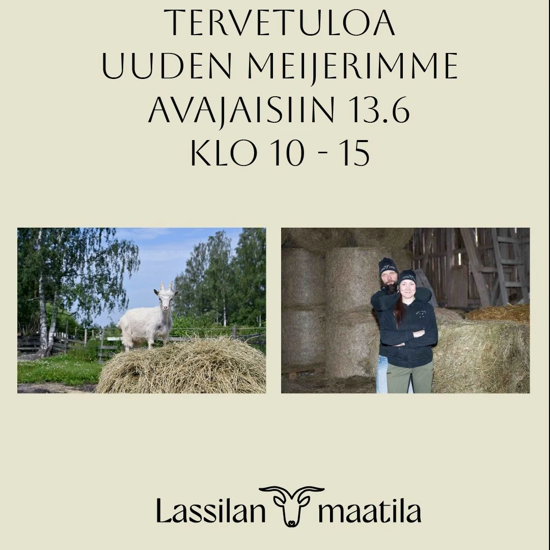 L&auml;mpim&auml;sti tervetuloa uuden tilameijerimme avajaistapahtumaan. Tarjoamme 100 ensimm&auml;iselle kakkukahvit, lis&auml;ksi tuotteiden maistatuksia, J&Auml;&Auml;TEL&Ouml;baari, vohveleita, pieni er&auml; VUOHIKEBABIA ja vinttikahvila palvele