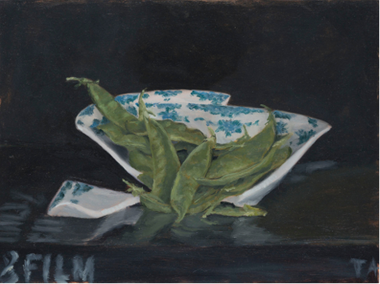 Snow peas & Broken Bowl, 2025