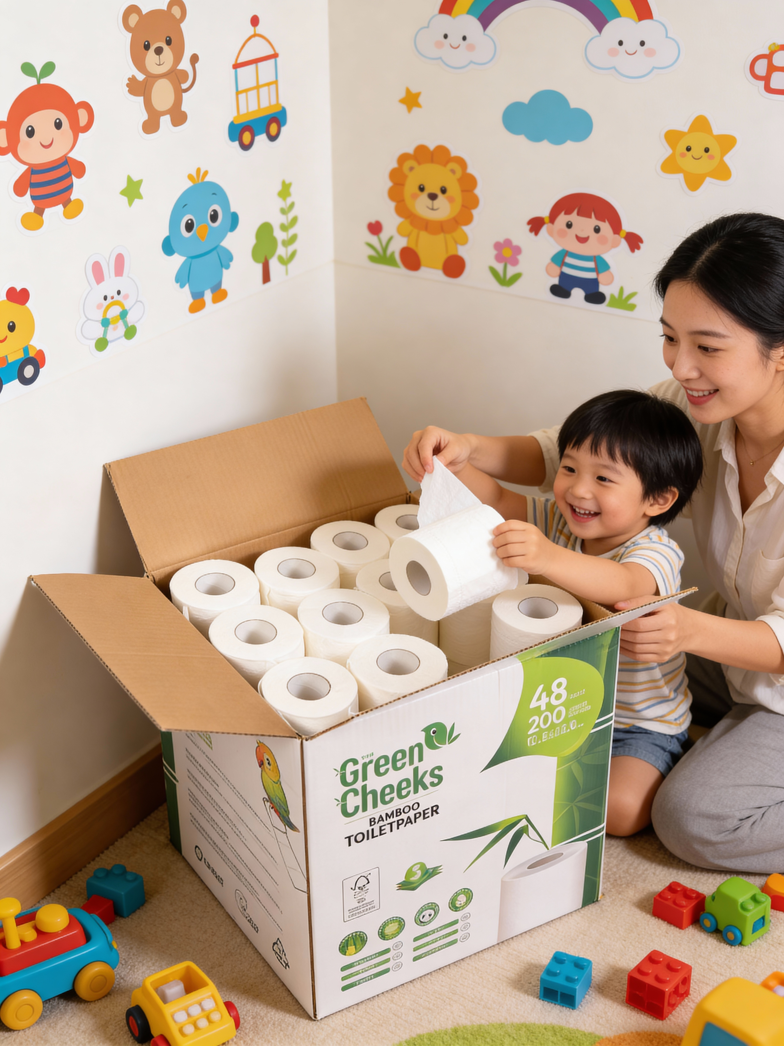 Home, office, road trips, baby care—name the vibe, and we’ll make The Green Cheeks Bamboo Toilet Paper our go-to pick!