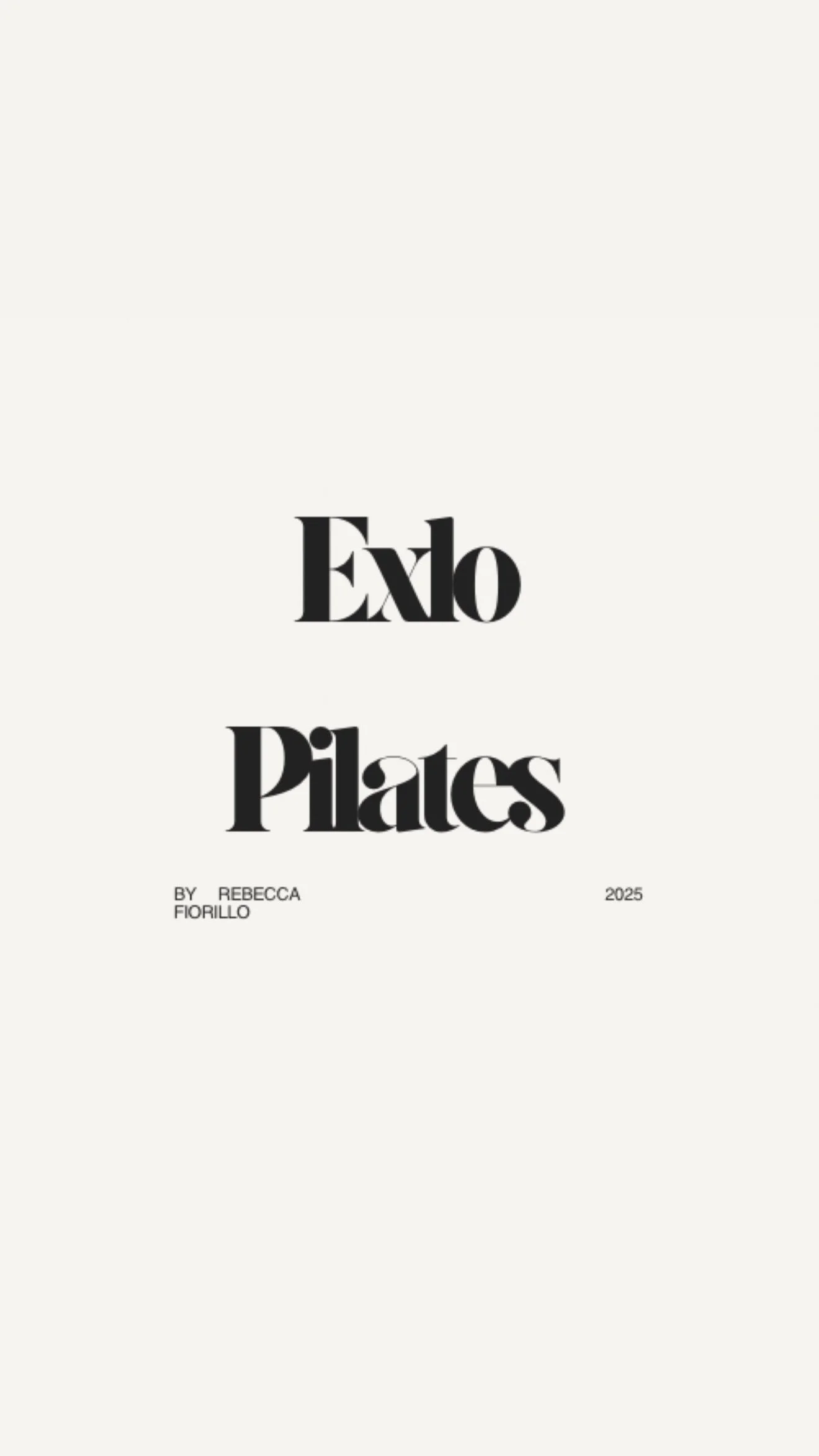 THE EXLO PILATES BOOK