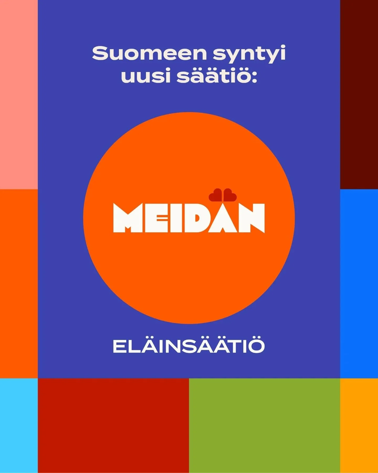 Suomeen on syntynyt uusi s&auml;&auml;ti&ouml;: Meid&auml;n El&auml;ins&auml;&auml;ti&ouml;!

Tavoitteemme on yhteiskunta, jossa yksik&auml;&auml;n lemmikki ei j&auml;&auml; ilman hoitoa. 

Eik&auml; yksik&auml;&auml;n omistaja ilman tukea, kun talou