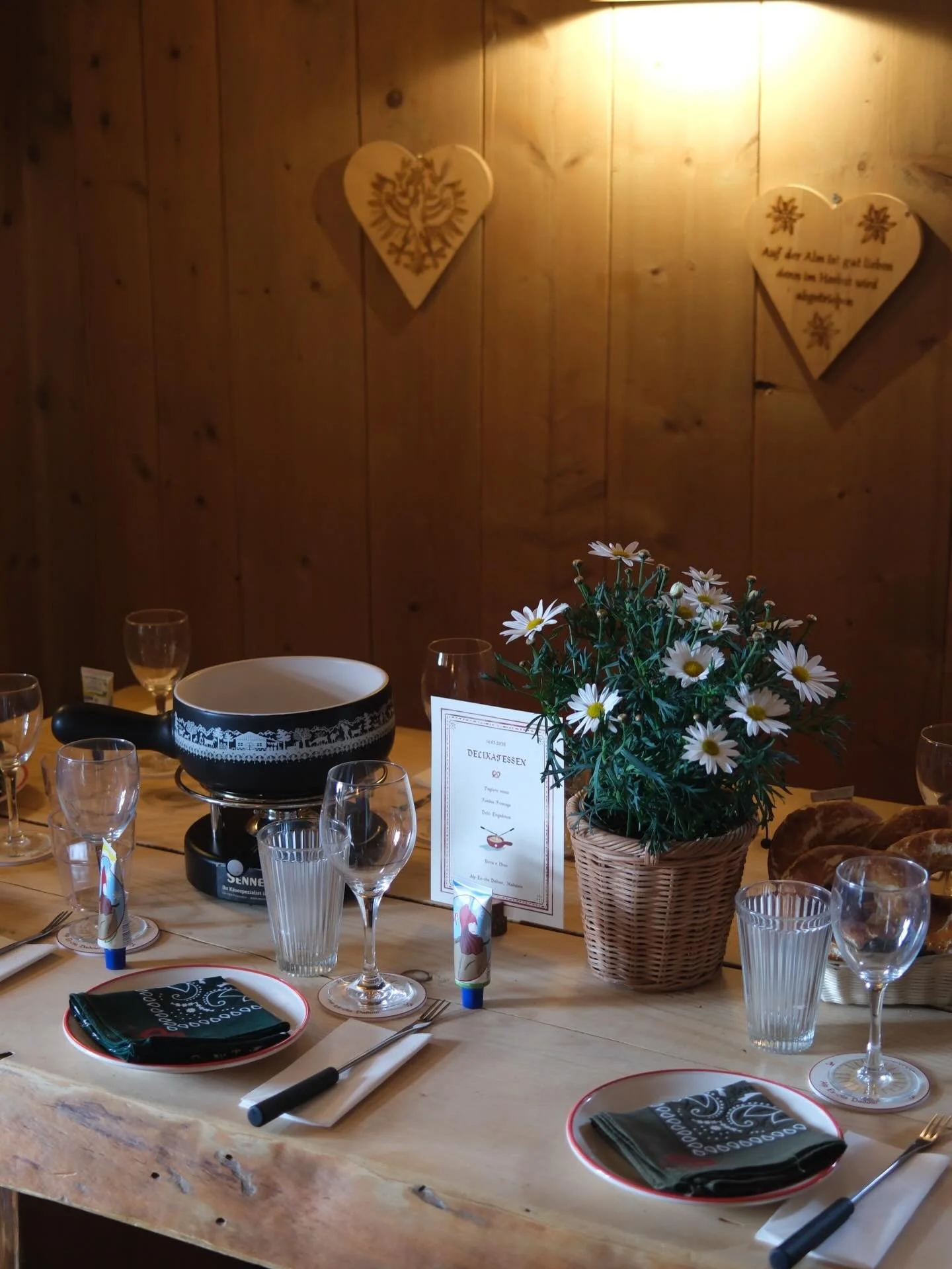 Fondue at Noon for a very special birthday 🌼