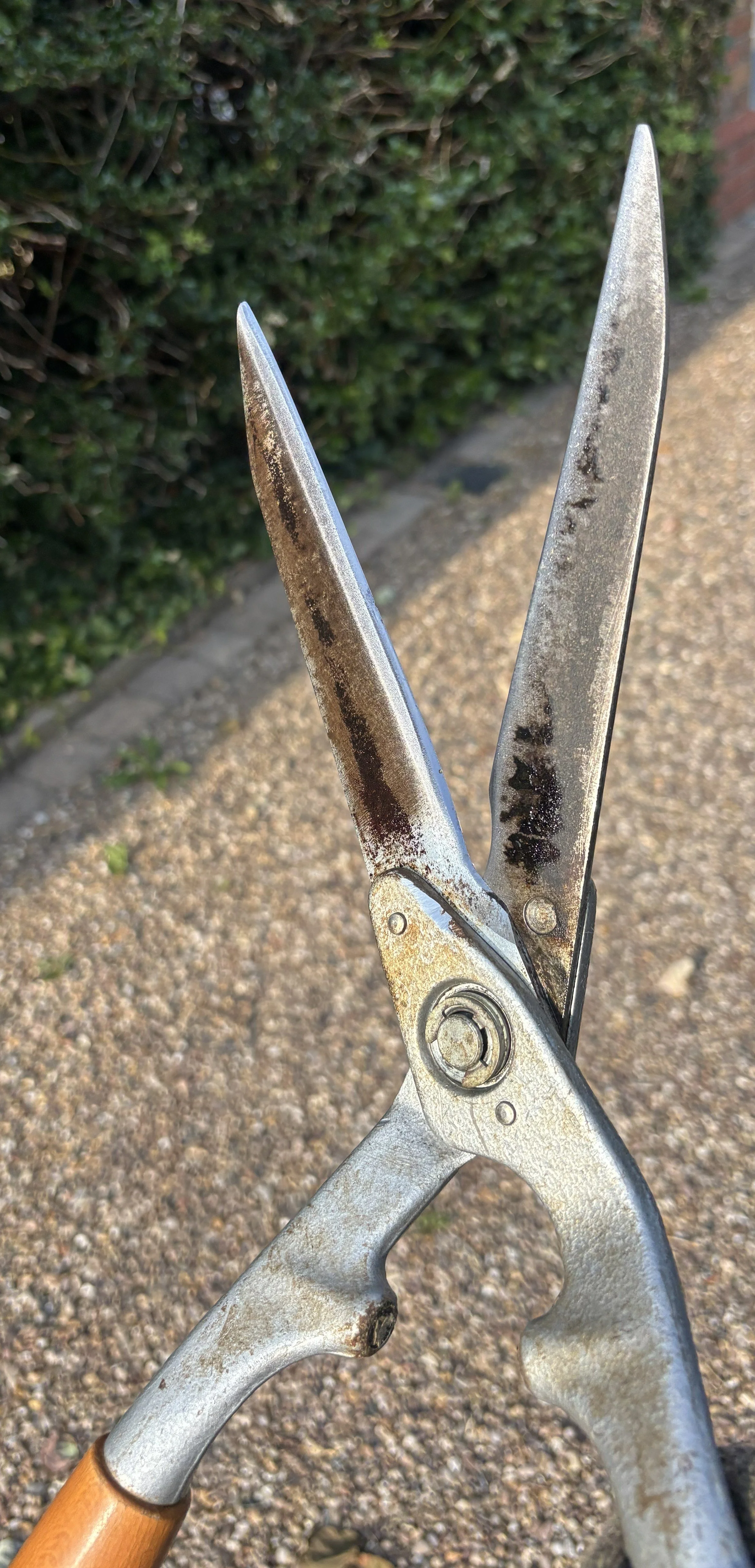 Sharpened garden shears, sharpened garden scissors, sharpening service for garden shears, where can i get my garden shears sharpened? Bramhall, stockport, Greater Manchester
