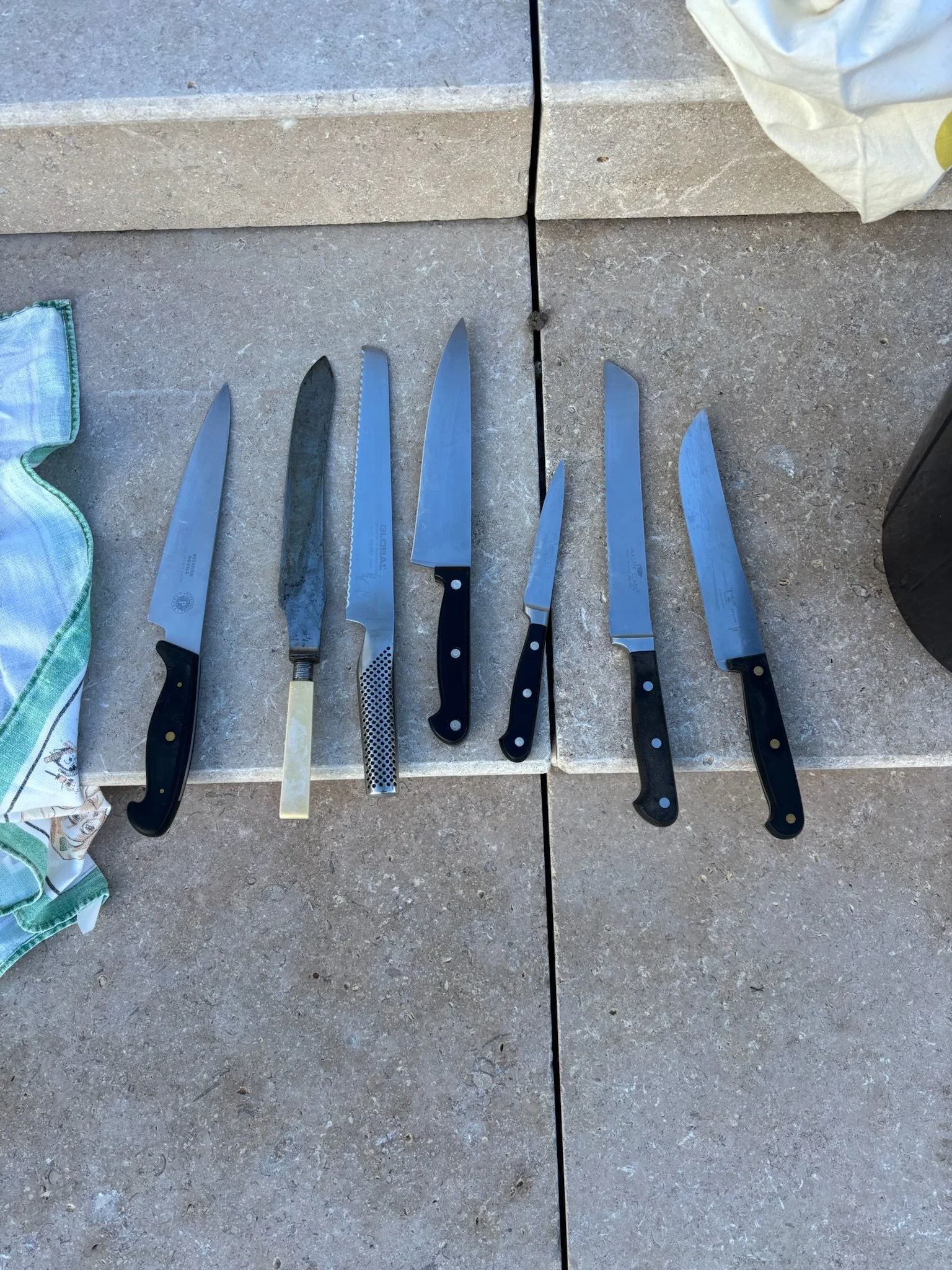 Selection of Sharpened Knives - Mynytho