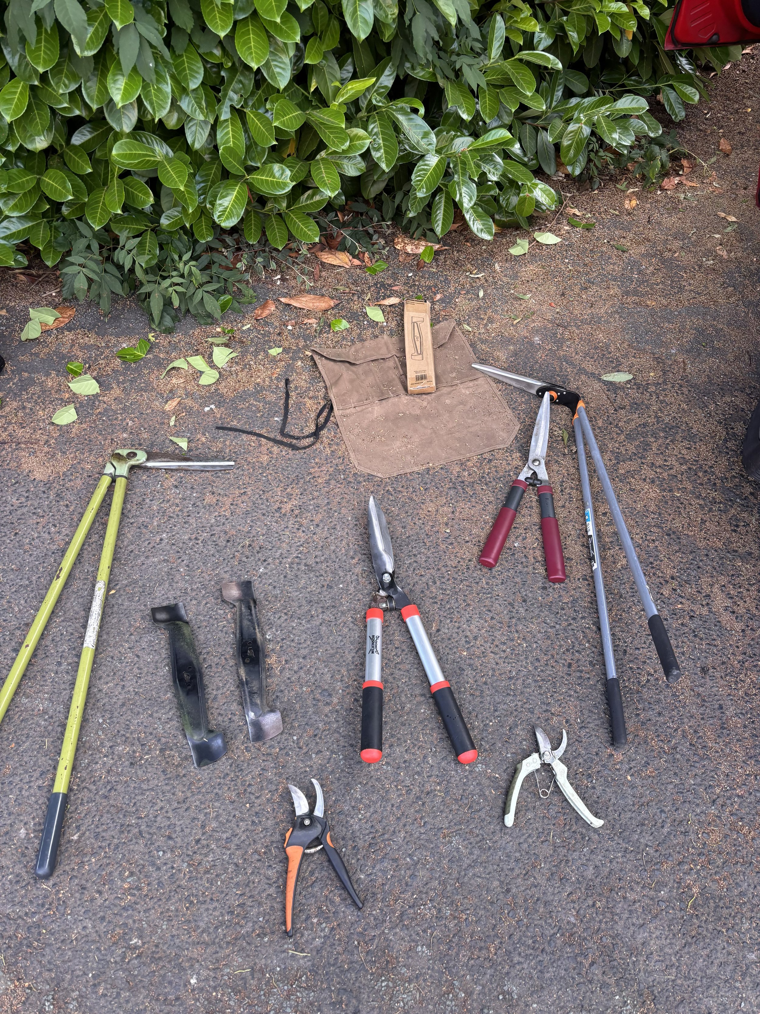 Sharpened Grass Edging Shears, Lawn mower blades, secateurs/gardening scissors. Improve cutting performance and extend tool life | Mobberley, Knutsford, WA16, Cheshire East