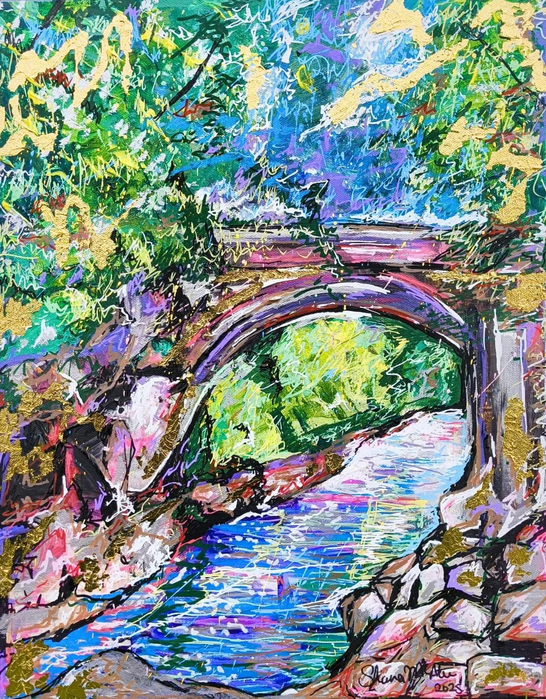 The Largy Bridge At The Roe Valley