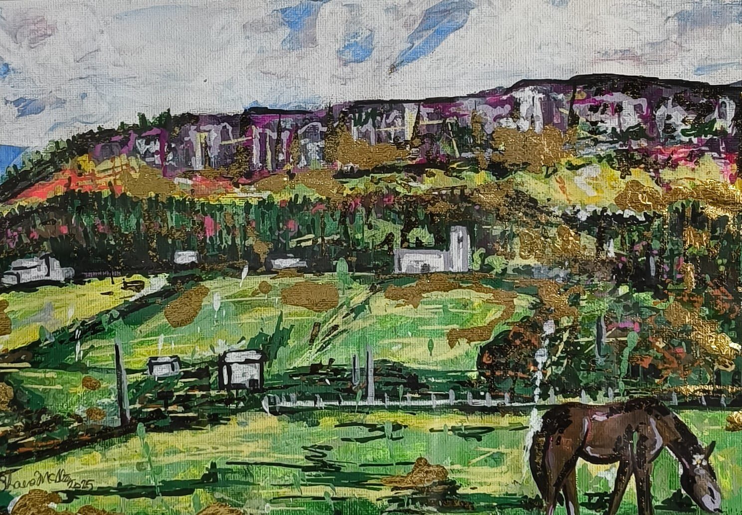 Binevenagh Mountain With Daisy