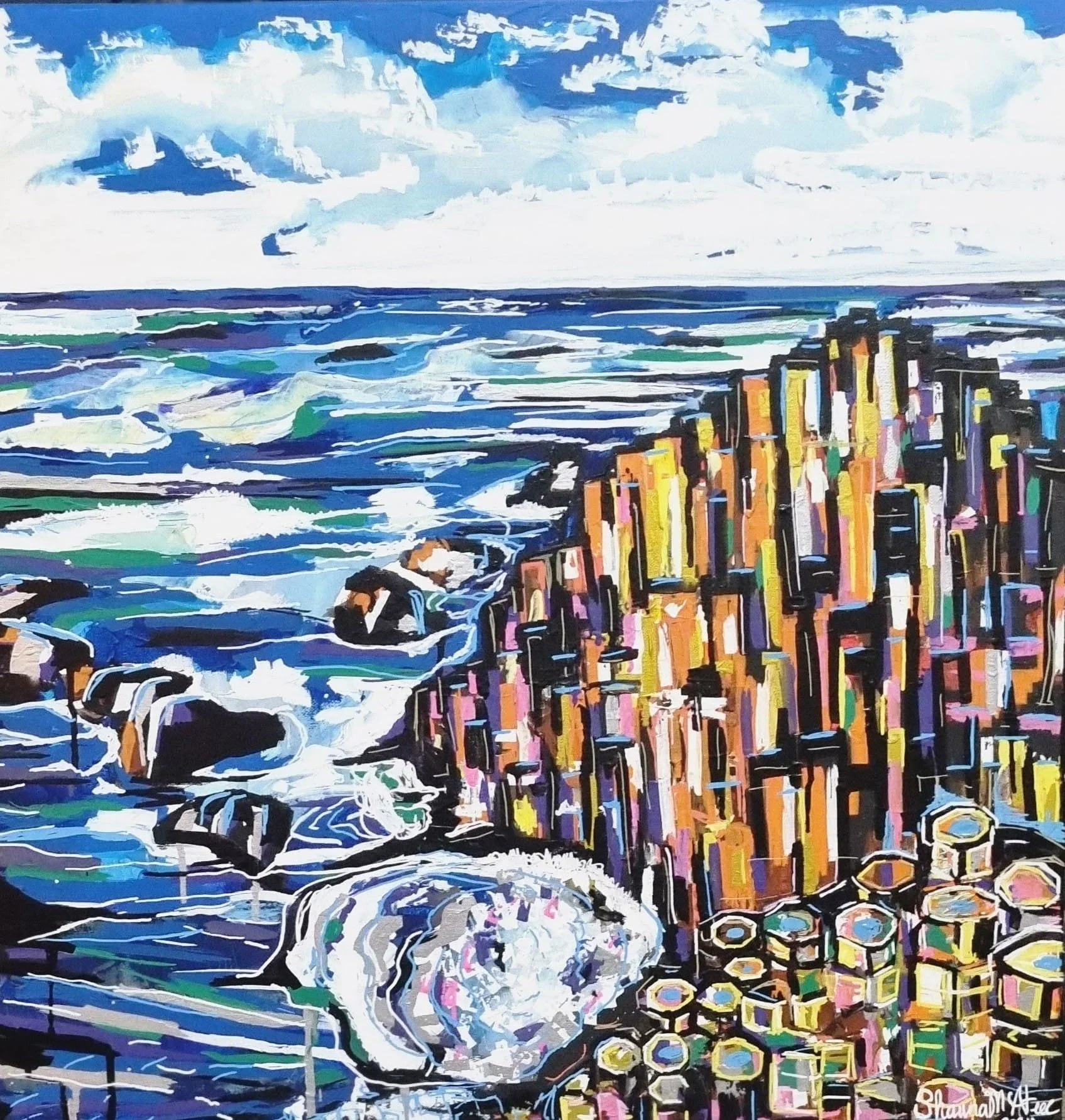 The Giants View At The Causeway