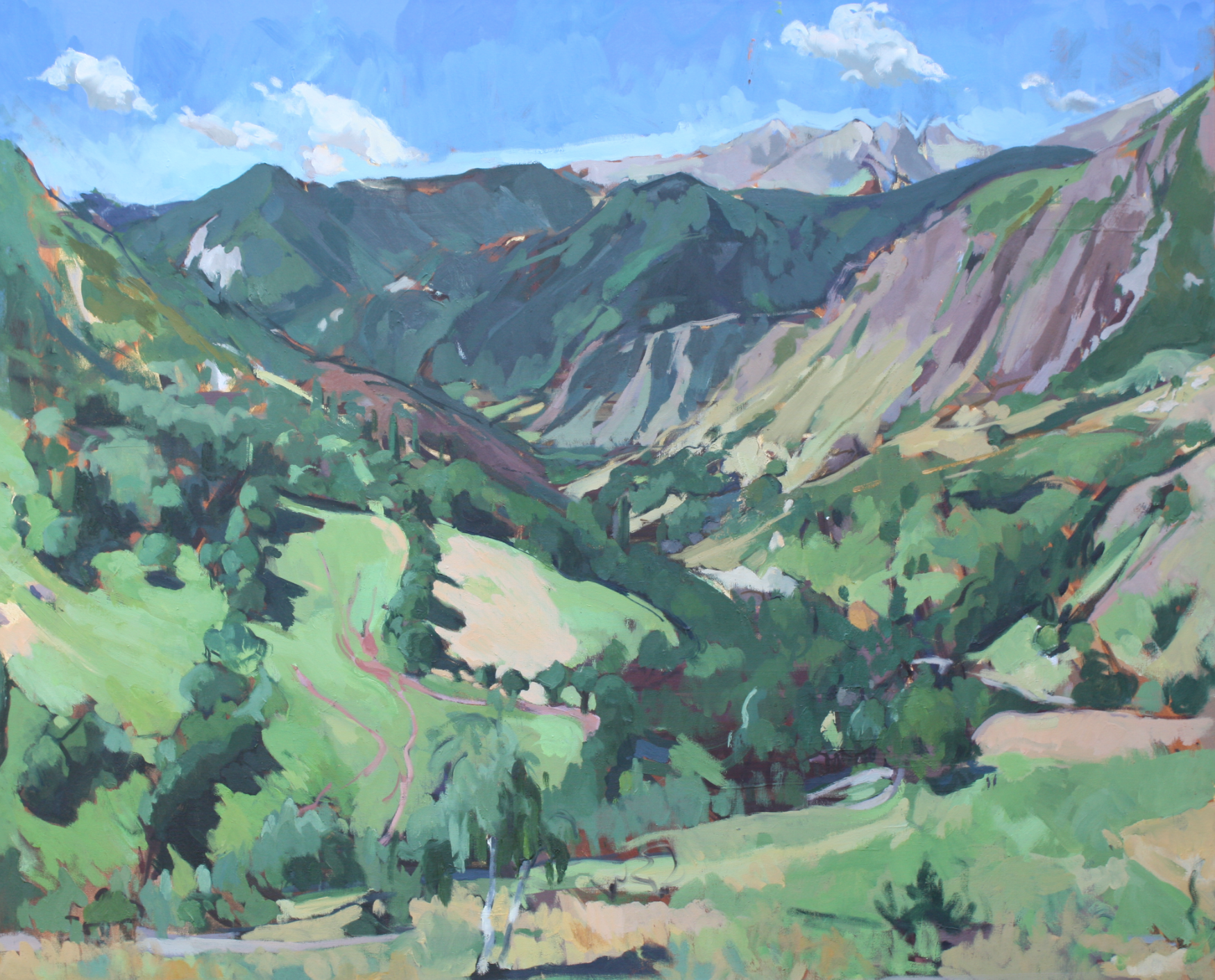 Vall d'Unarre, Summer, Catalunya,
Oil on canvas, 29"x49"