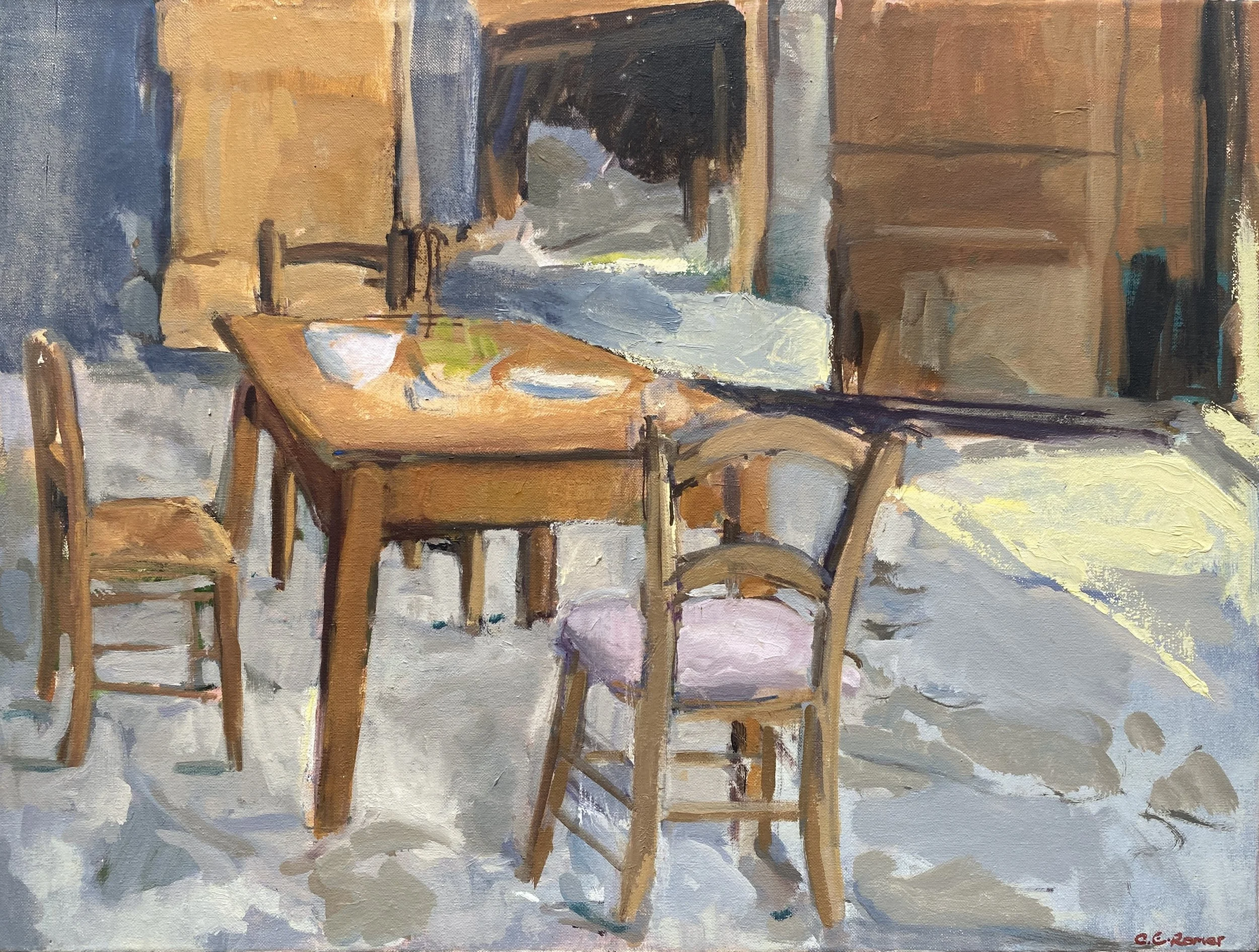 L’ERA, CASA SABALLO, GAVÀS, PYRENEES, CATALONIA, oil on canvas, 46x61cm