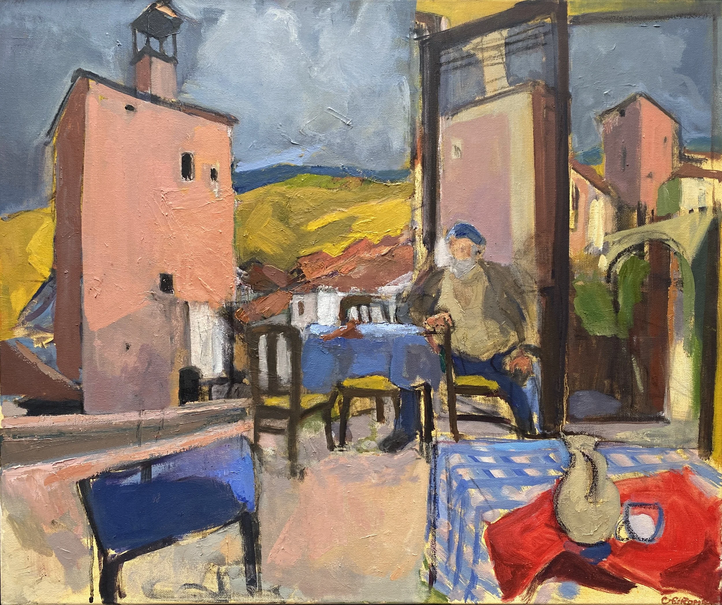 THE PATRIARCH, KRATOVA, NORTH MACEDONIA, oil on canvas, 50x60cm