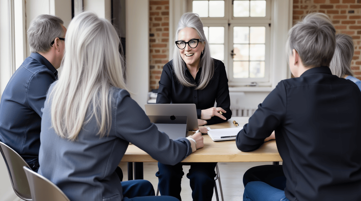 Brand strategy session focused on positioning and messaging clarity