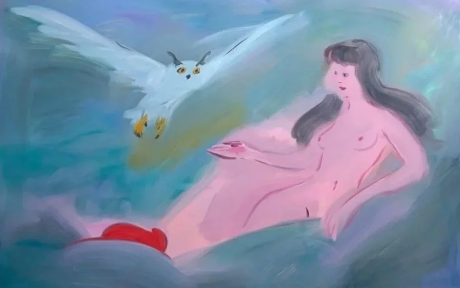 Girl and Owl