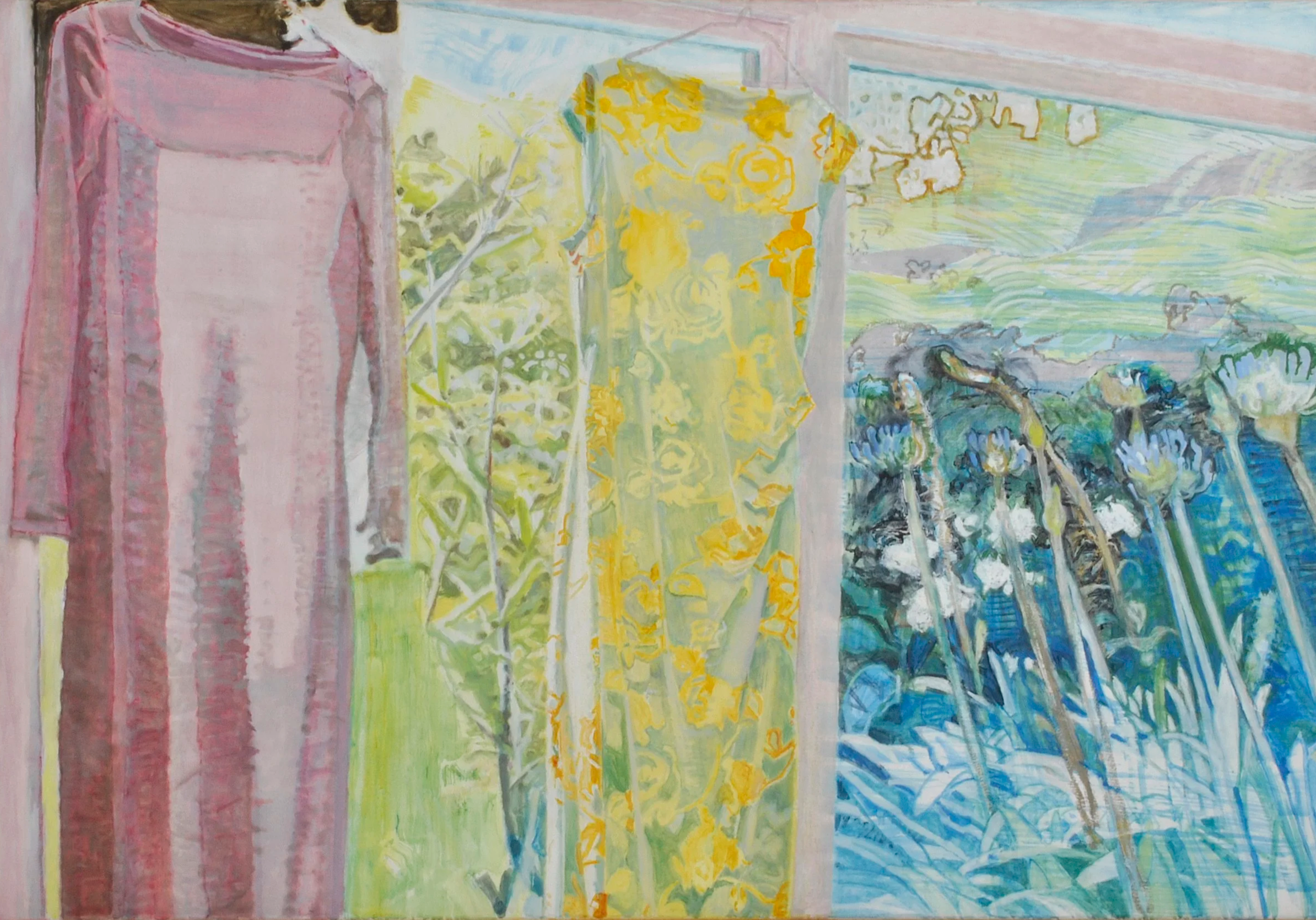 Marilyn Hallam - Agapanthus & Fennel