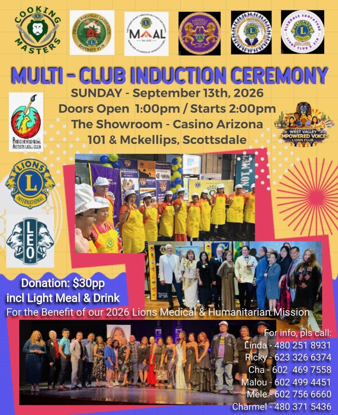 Multi-Club Induction Ceremony