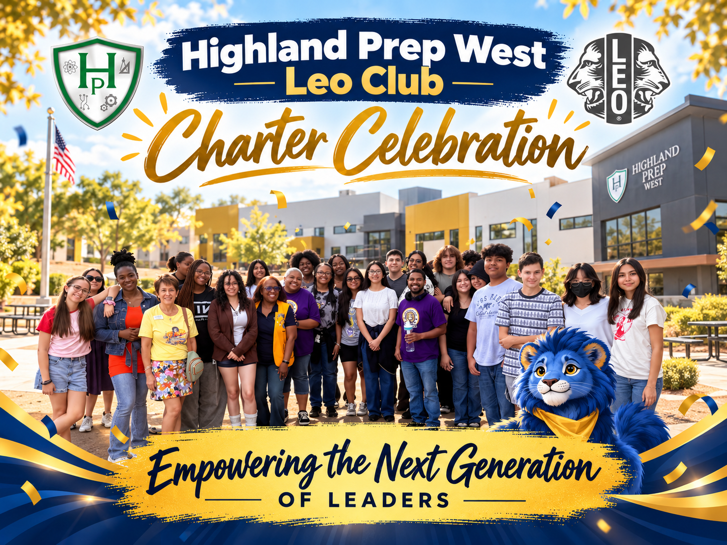 Highland Prep West Leo Club Charter Celebration 