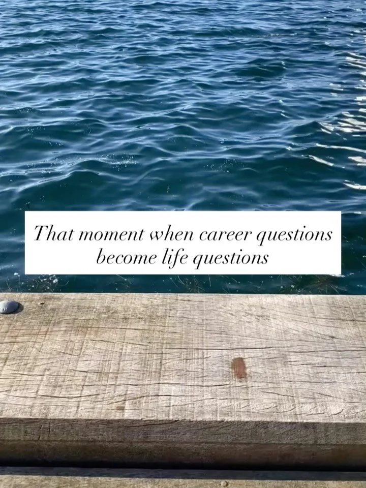 When career questions start to feel heavier,
it&rsquo;s often because they&rsquo;re not only about work.
You might find yourself asking:
Should I stay? Should I leave? What&rsquo;s next?
But underneath those questions,
there is often something deeper