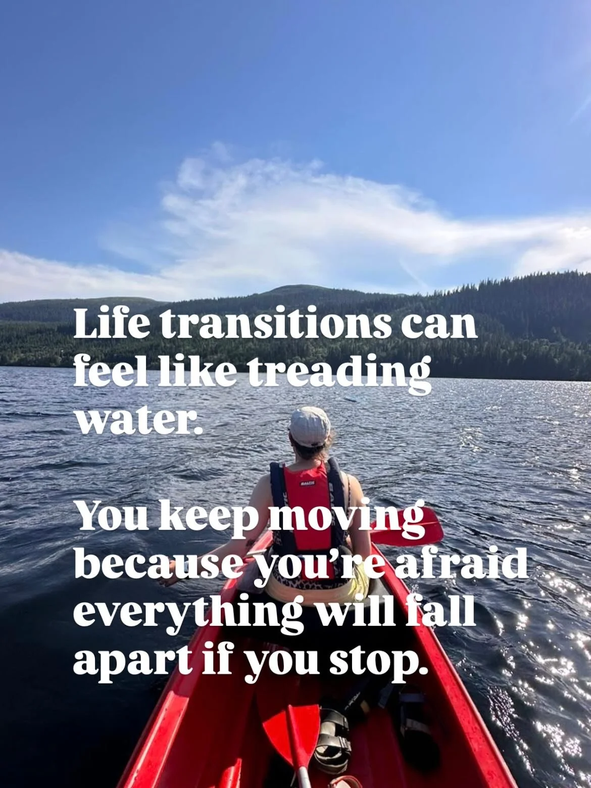 I think a lot of women move through life transitions feeling slightly disconnected from themselves. Not necessarily falling apart and not always obviously struggling. But carrying a quiet sense that something no longer fits in the same way it once di