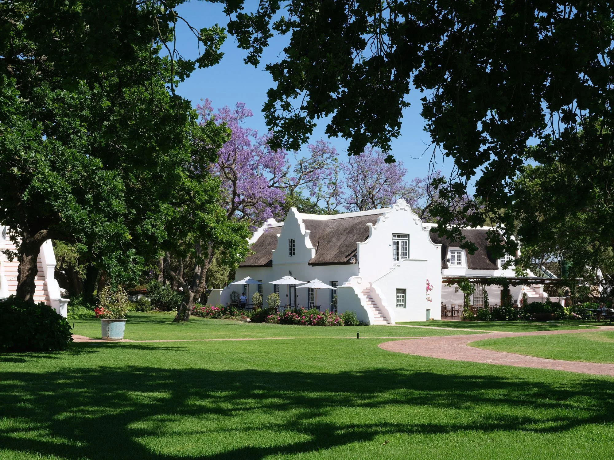Adara Palmiet landgoed in Paarl, Zuid-Afrika.