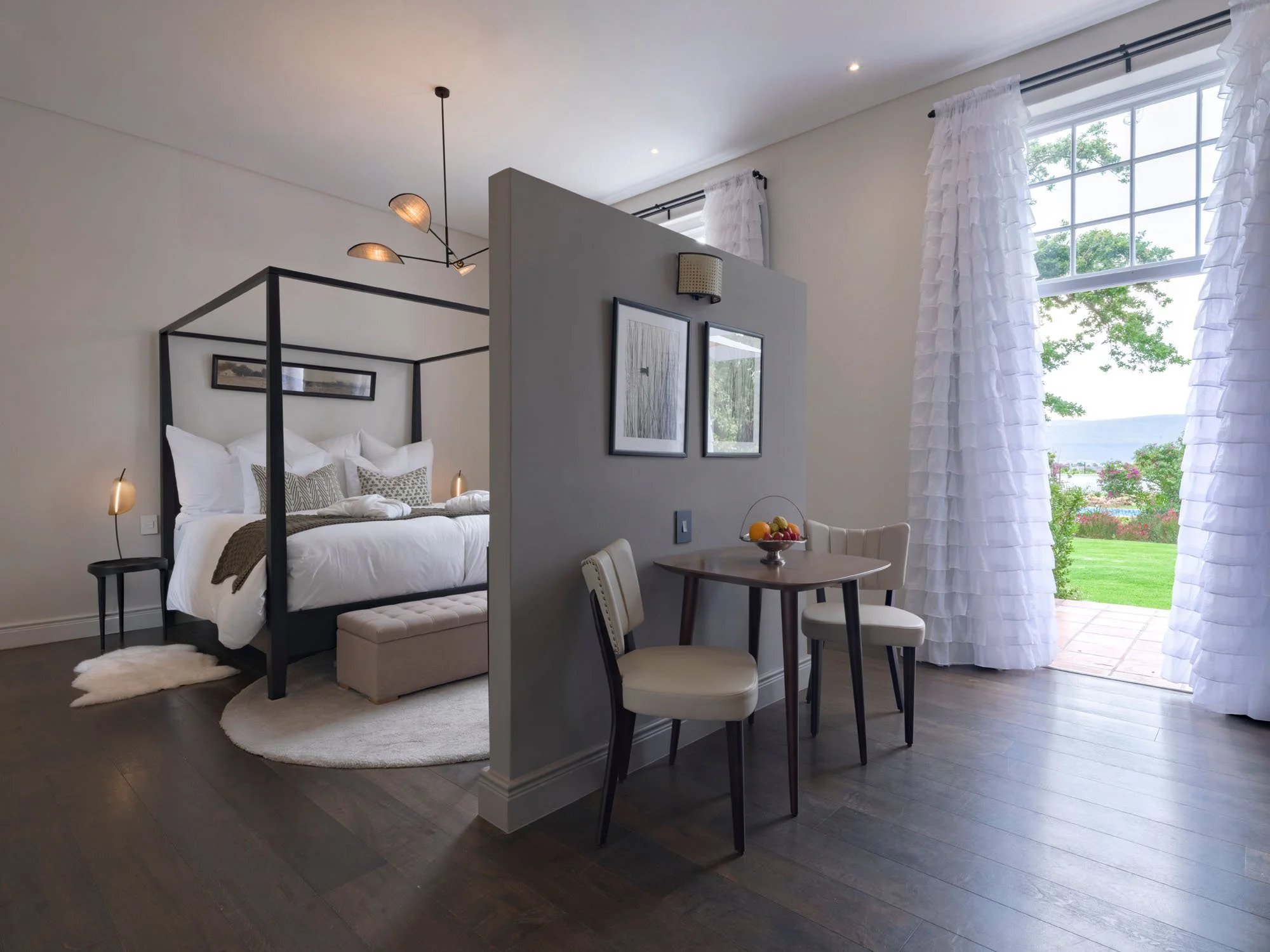 Kamer bij Adara Palmiet in Zuid-Afrika.