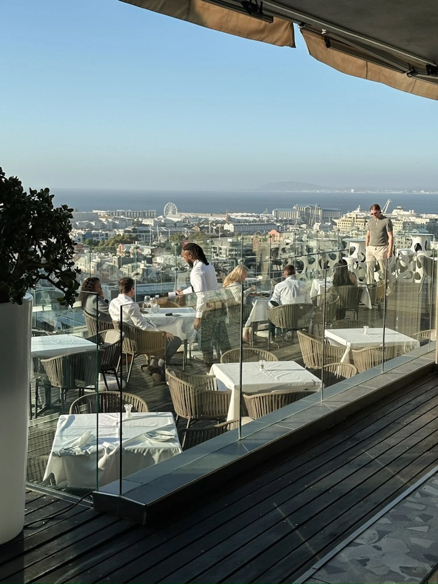 Eten met uitzicht bij Utopia in De Waterkant