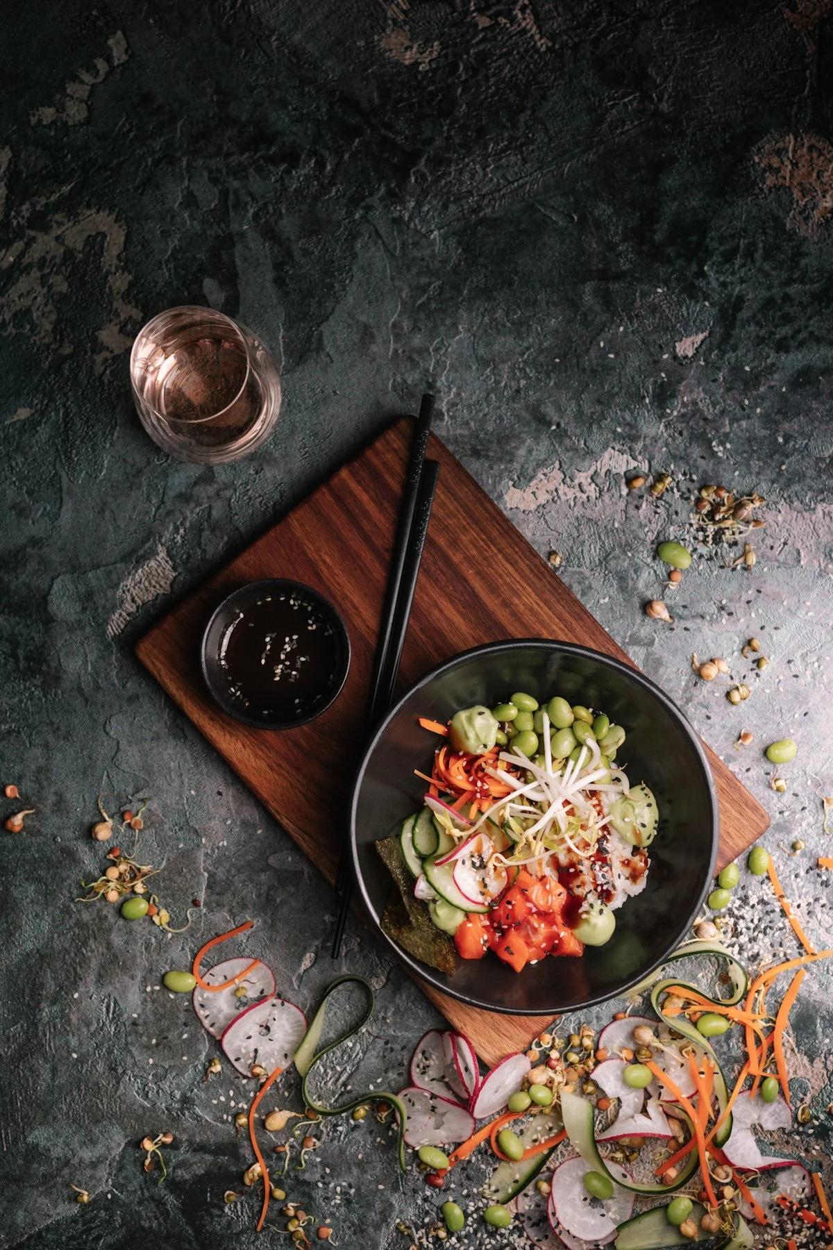 Verfijnd gerecht van het Summer Menu bij Creation Wines in Zuid-Afrika.