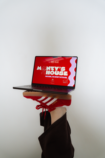 Creative production studio capturing content for social media marketing