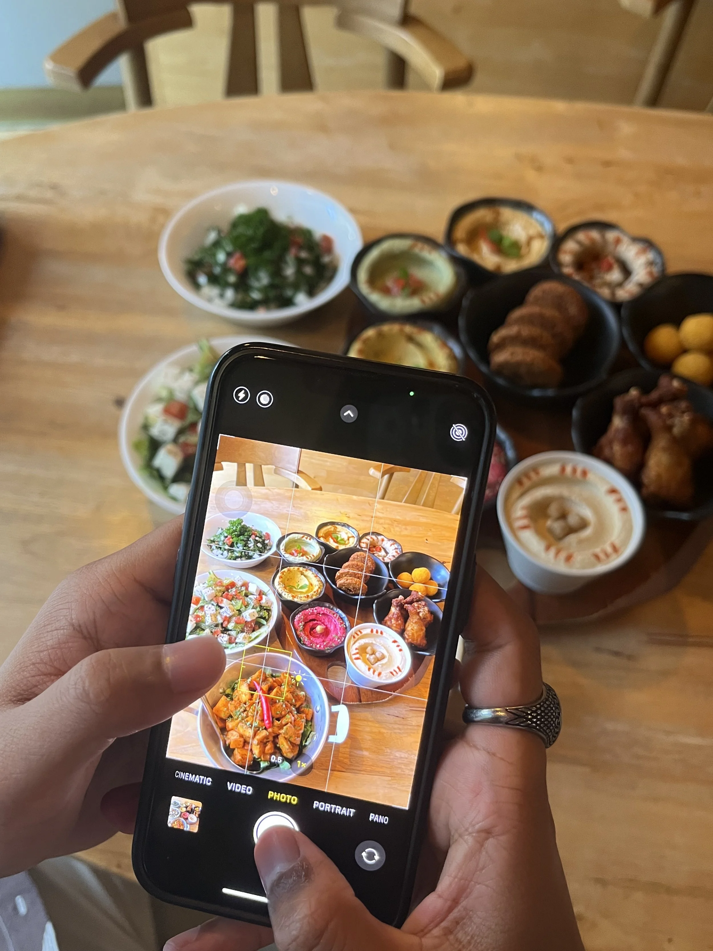 Creative production studio capturing content for social media marketing