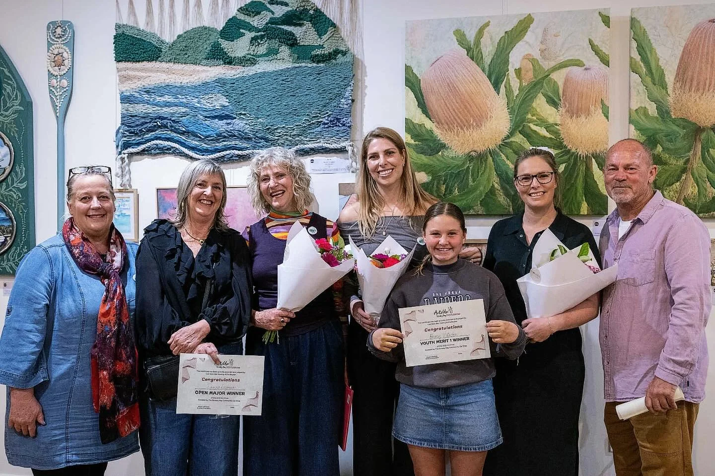 ✨🎨 Congratulations to our 2025 ArtsUp Streaky Bay Exhibition Winners! 🎨✨

A huge round of applause to all our incredible artists, and a special congratulations to this year&rsquo;s prize winners:

🏅 Youth Merit Winner &ndash; Emmie Window with &ld