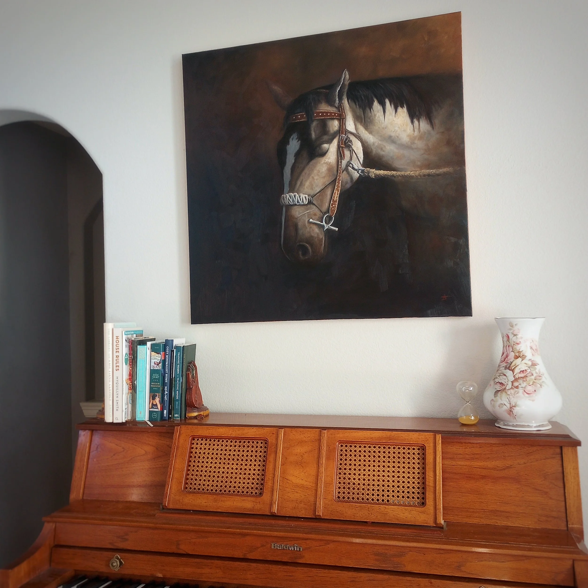"Smoke" Oil on Canvas, 36x36 Inches
This painting was created as a commission. For more information please see the commissions page, or contact the artist: averystandardfineart@gmail.com