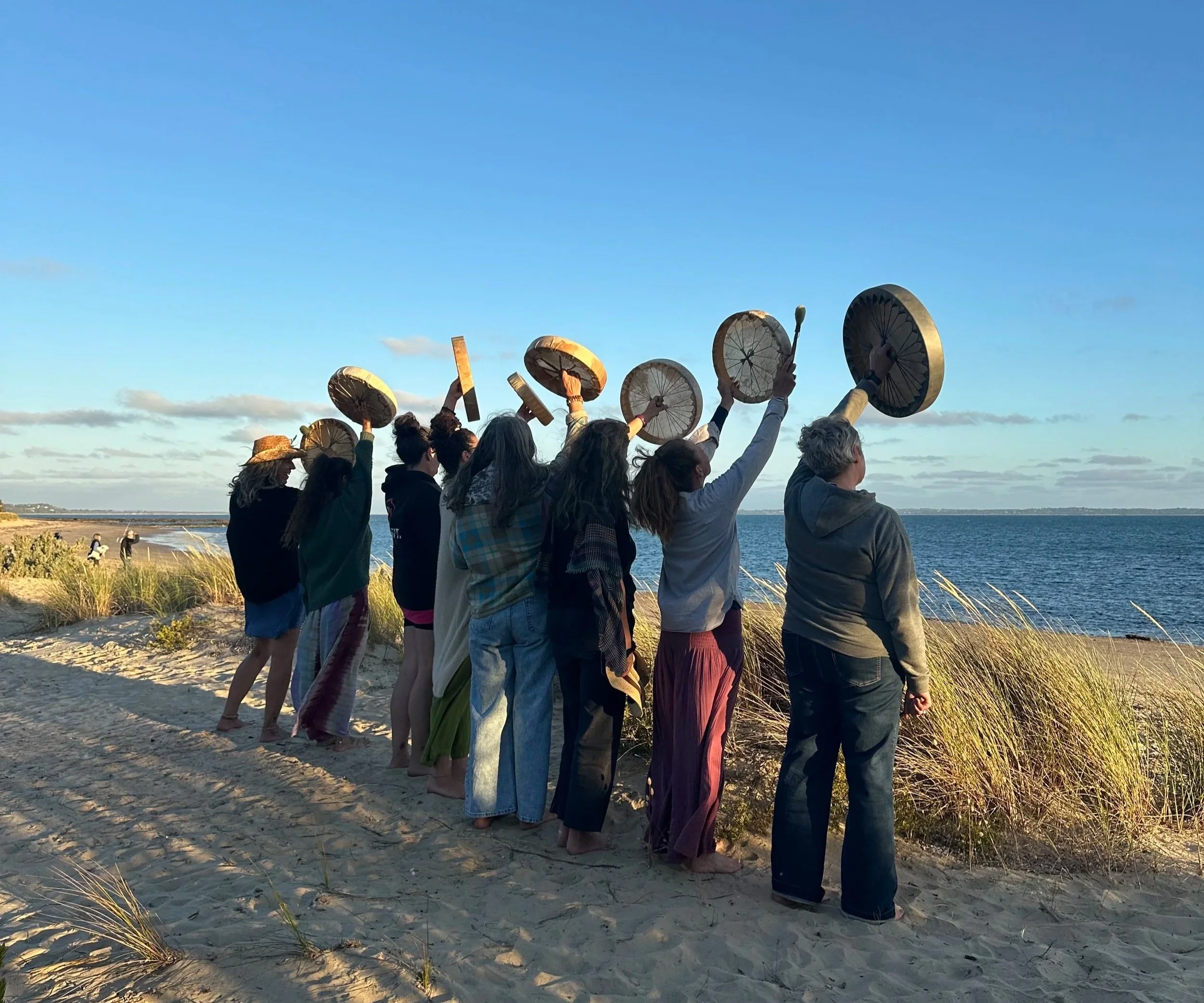 Spring Equinox Sacred Drum Crafting