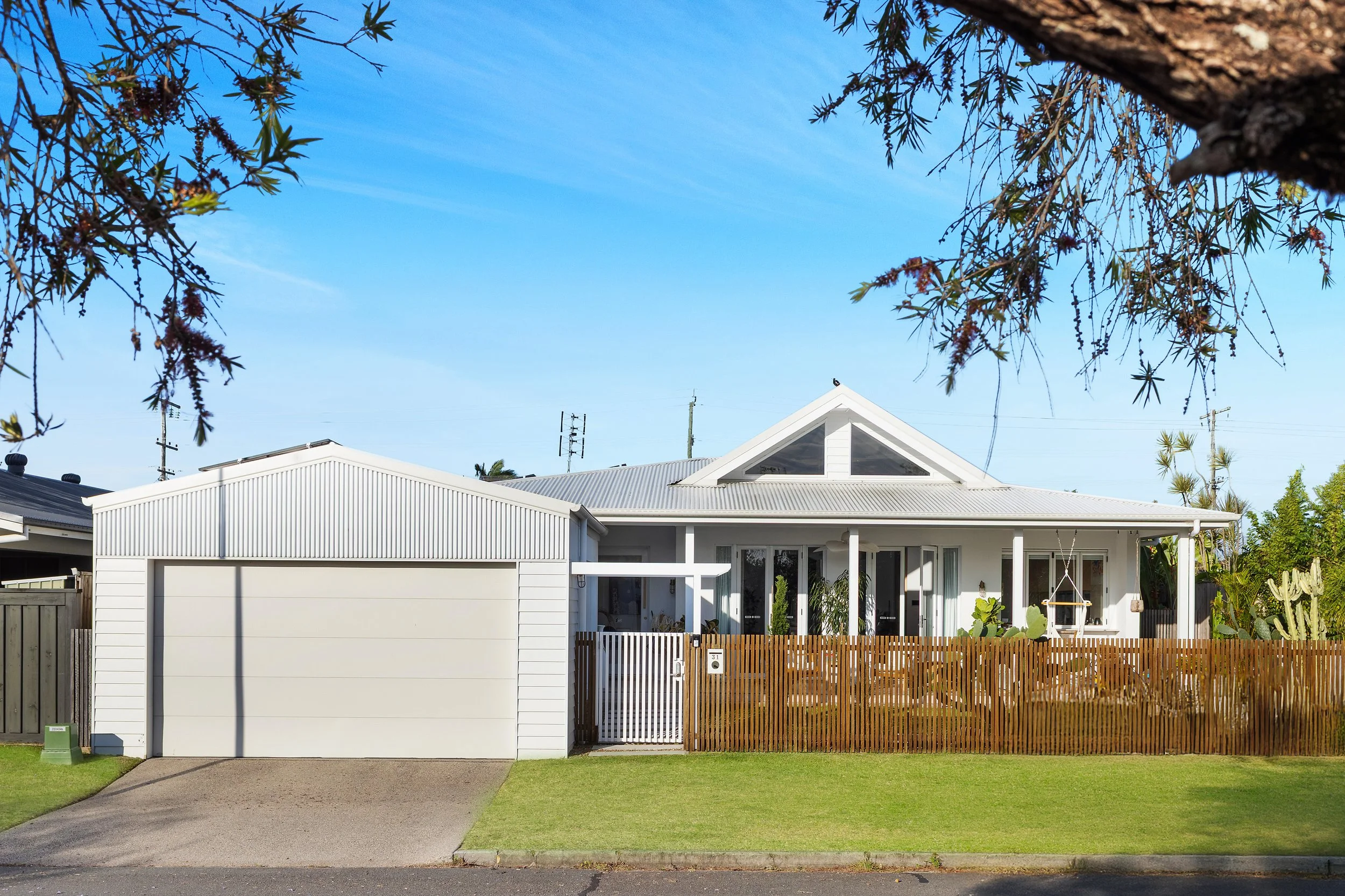 Modern Coastal Hamptons Home front