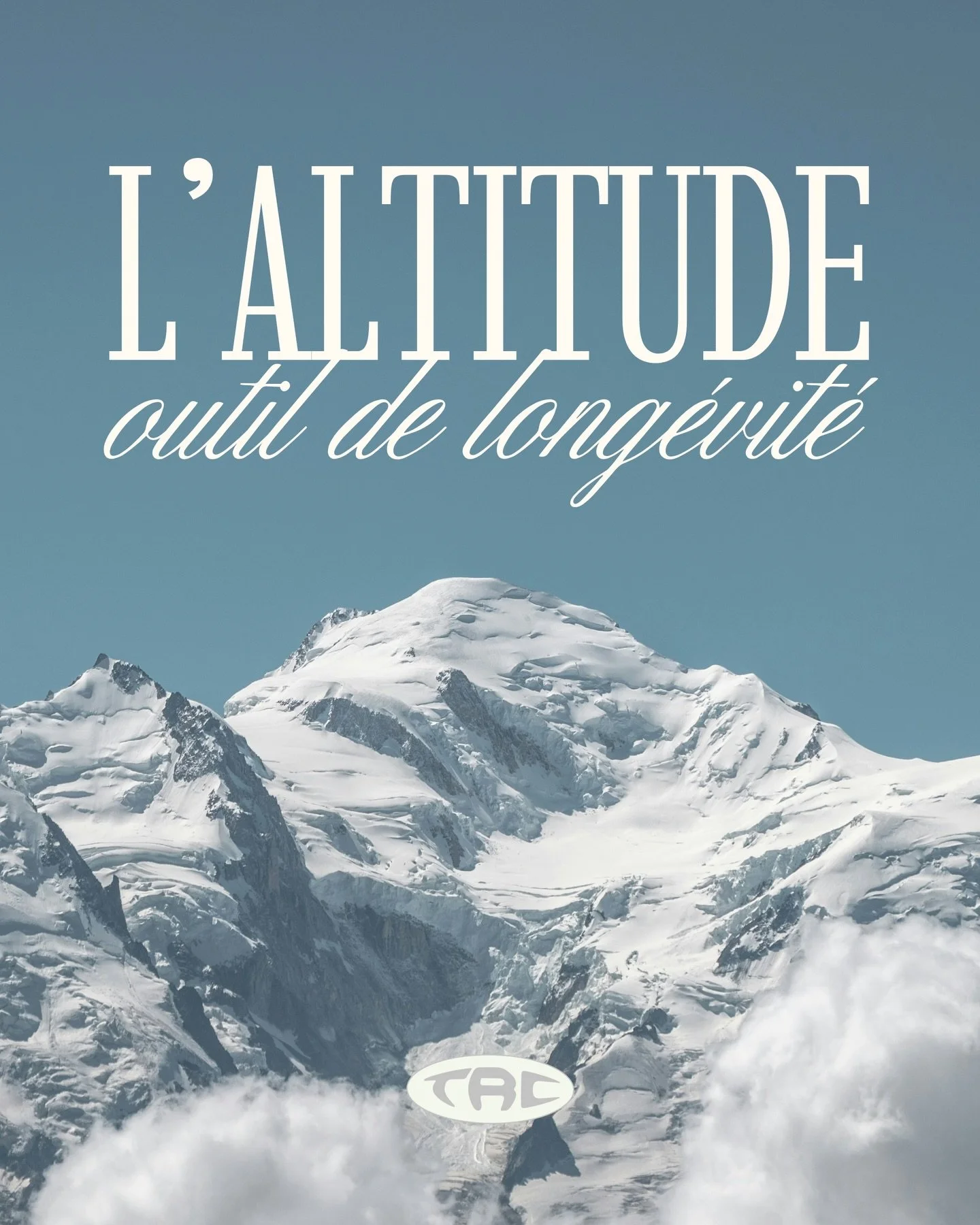 Que les vacances &agrave; la montagne commencent 🗻

L&rsquo;altitude n&rsquo;est pas qu&rsquo;un d&eacute;cor.
C&rsquo;est un v&eacute;ritable levier de long&eacute;vit&eacute;.

&Agrave; partir de 1 500 m, l&rsquo;organisme s&rsquo;adapte &agrave; 