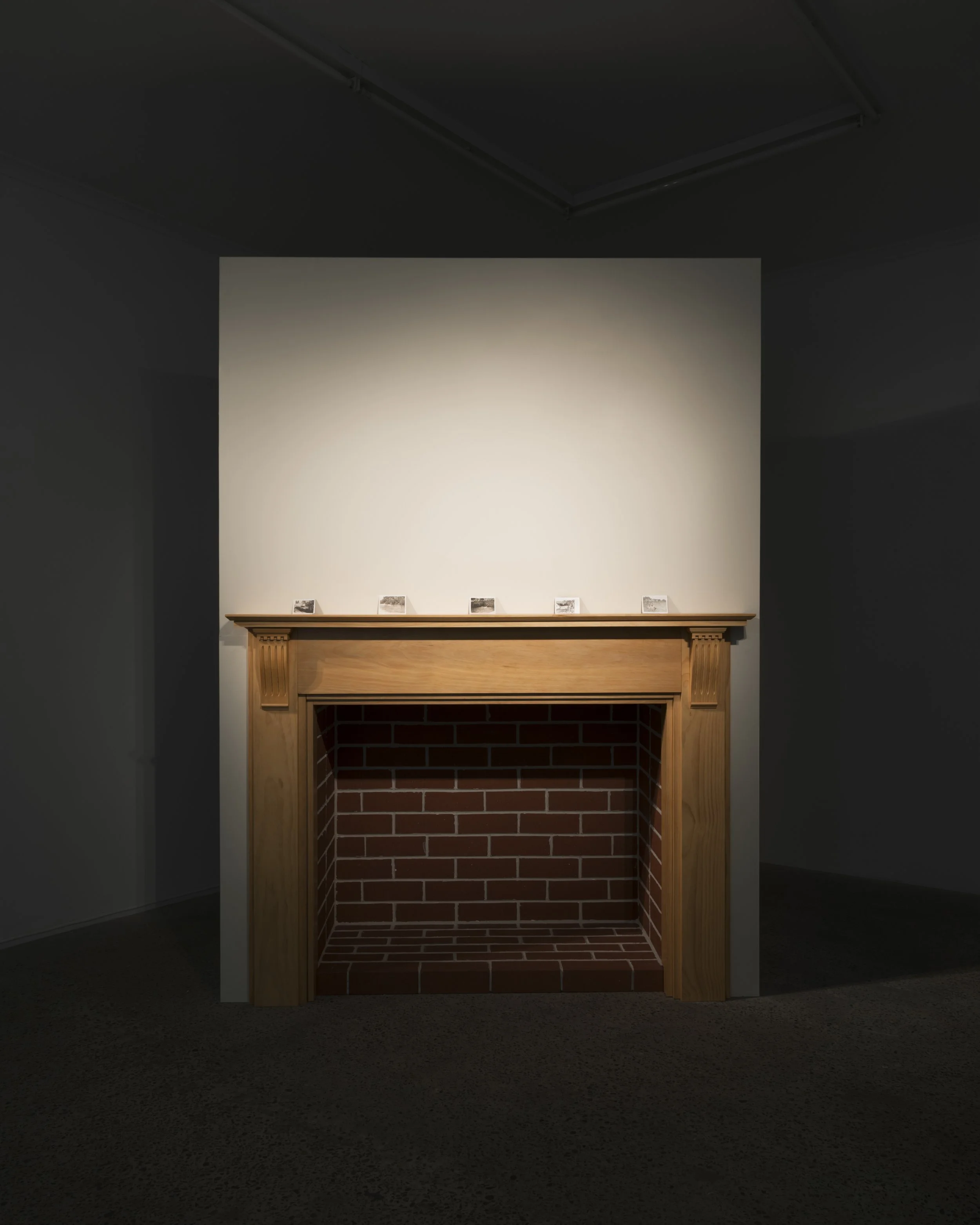 Artist’s Personal Collection, 2016, timber, brick tile, gap filler, mixed media on primed zinc, 240 x 180 x 85cm