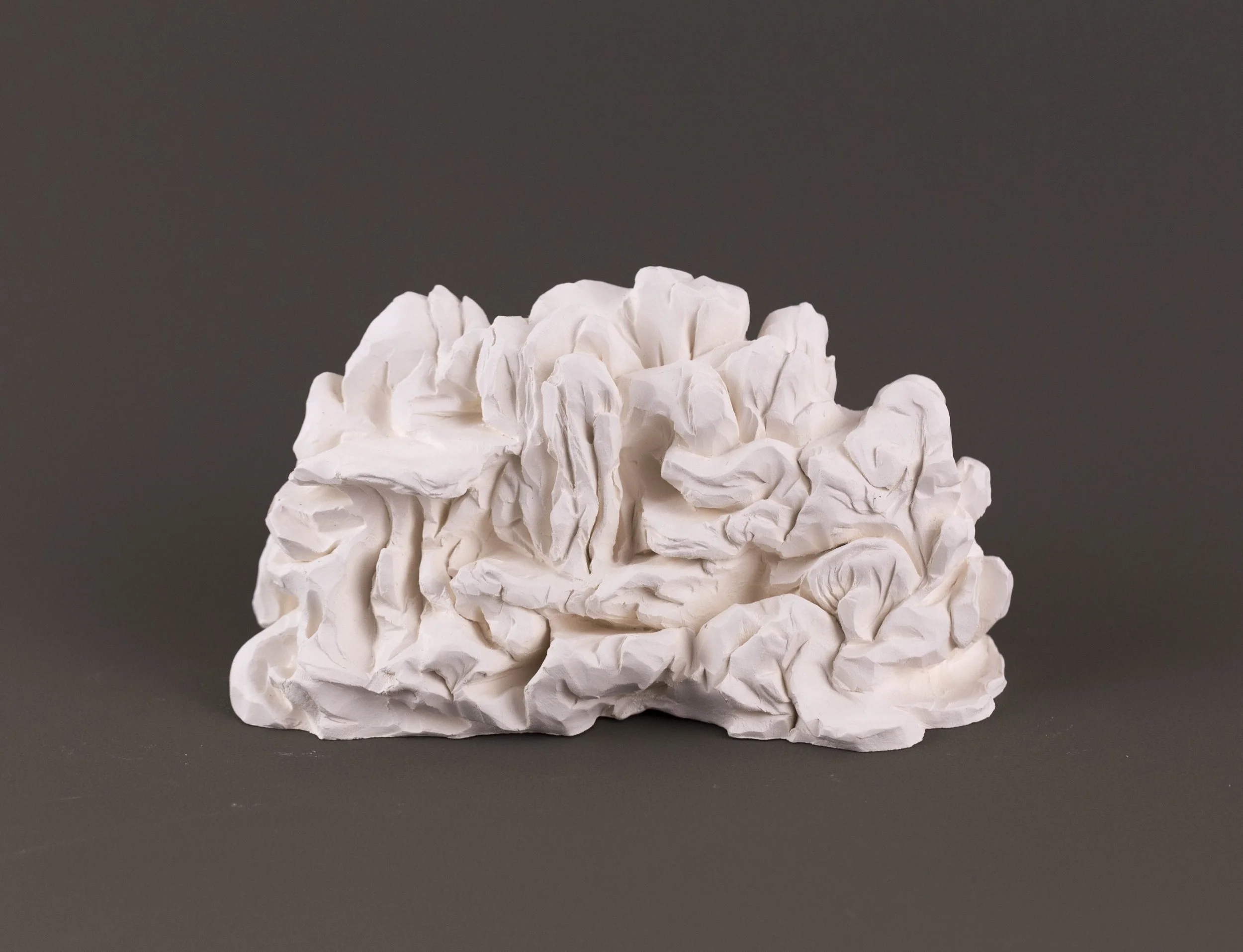 Haw Par Villa Rock Study #32, 2018, bisque fired porcelain, 8.7 x 16 x 6cm
