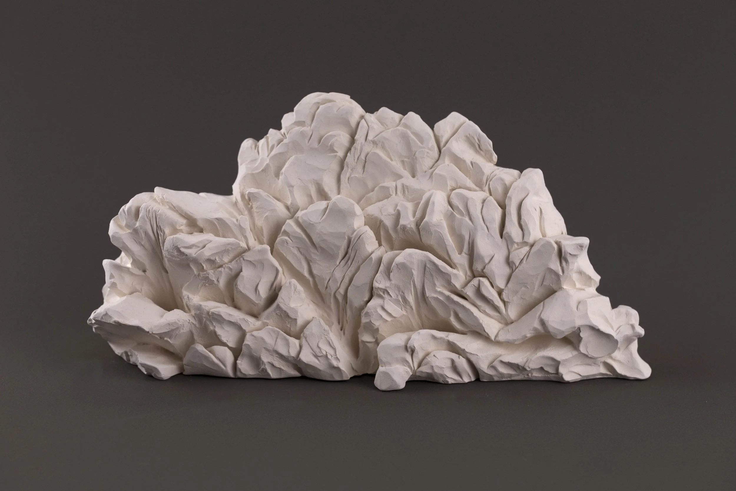 Haw Par Villa Rock Study #28, 2018, bisque fired porcelain, 10.6 x 23.5 x 6.5cm