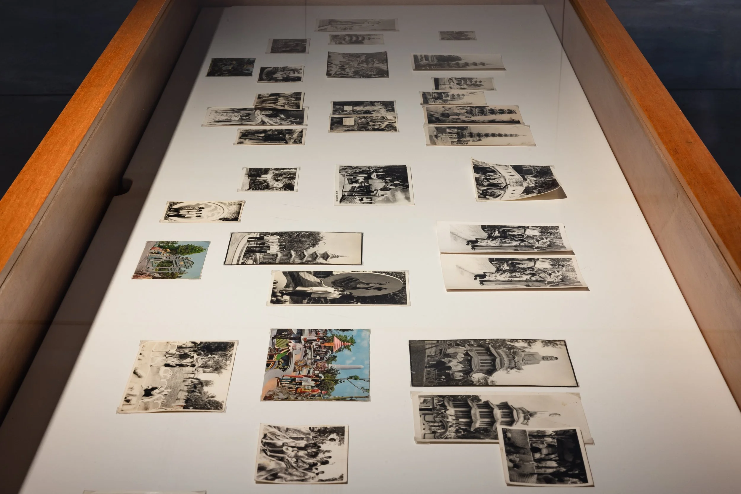 The Picture Collection, 2022, (Installation view), found photographs, dimensions variable.