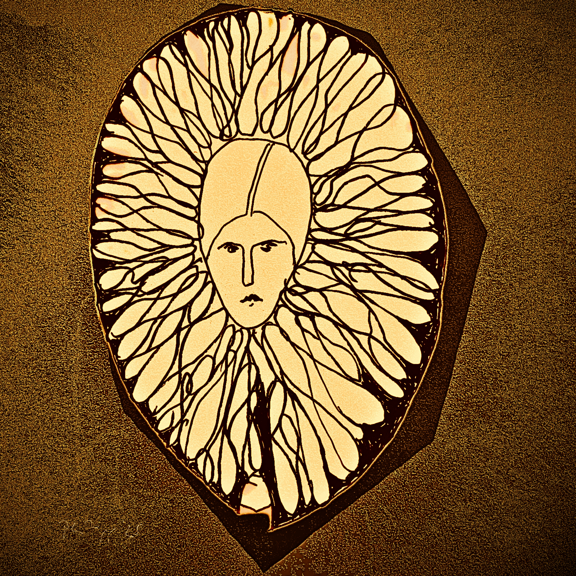 art print on canvas Holy and Wired by Christine Philipp