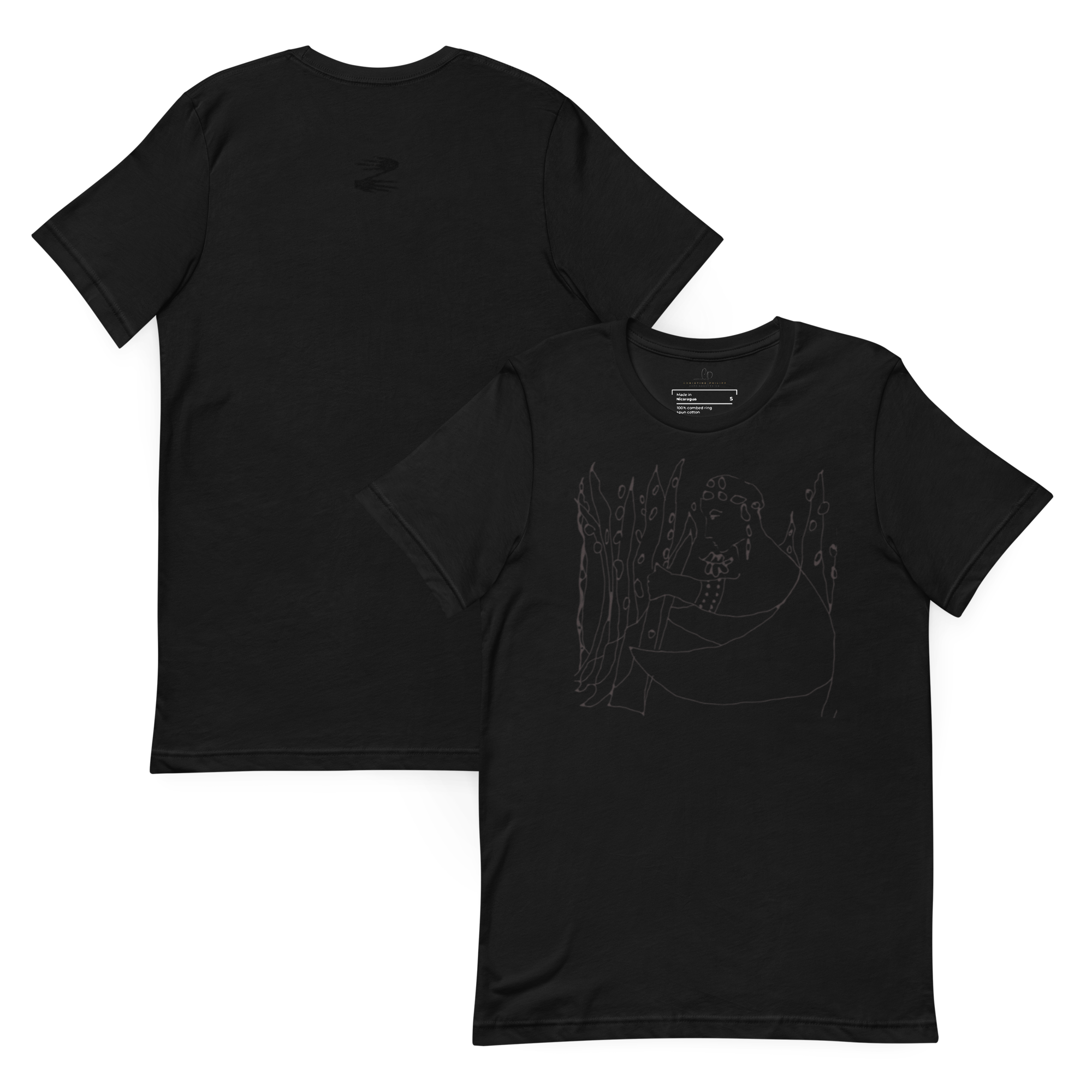 Christine Philipp Art t shirt Summer Residue black