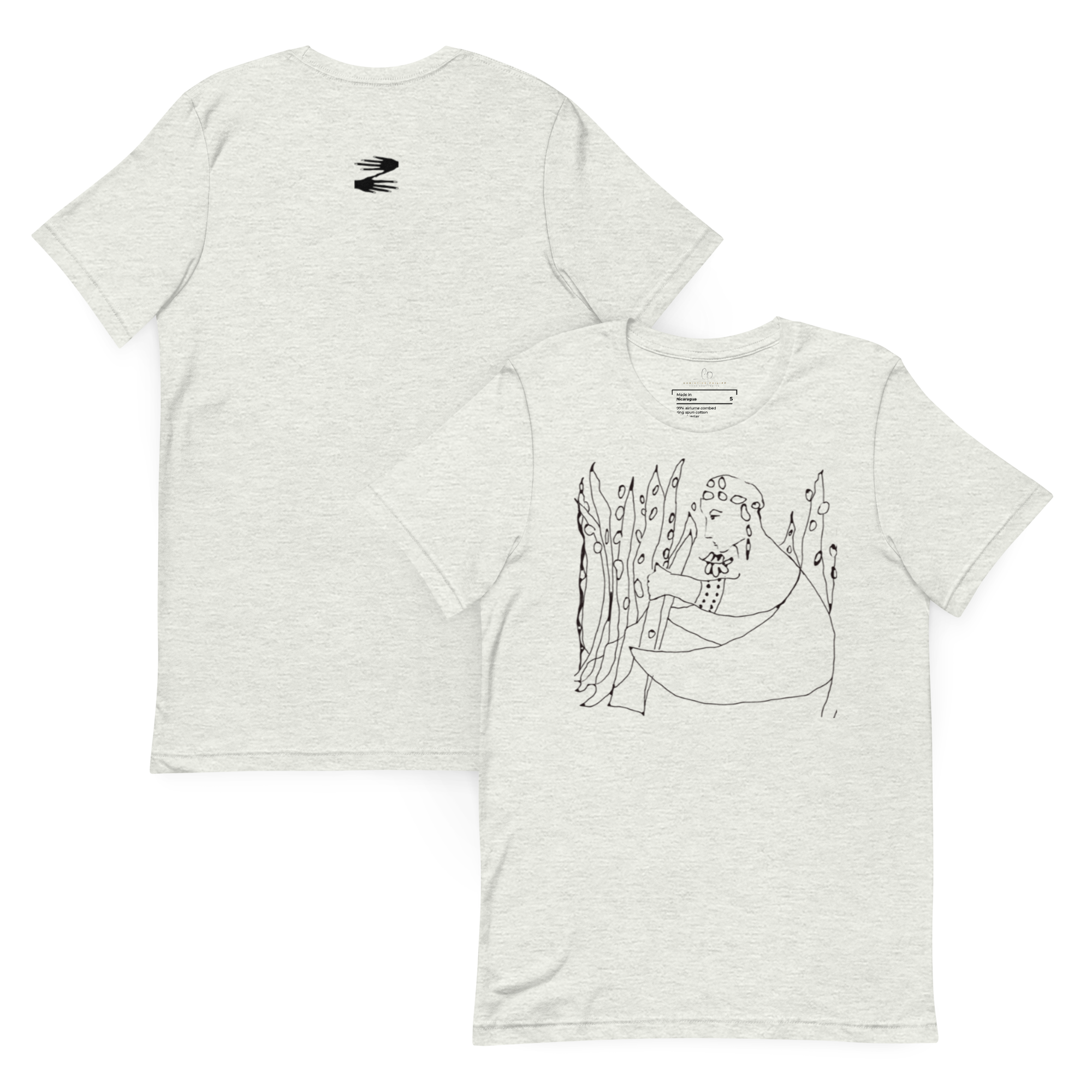 Christine Philipp Art t shirt Summer Residue ash