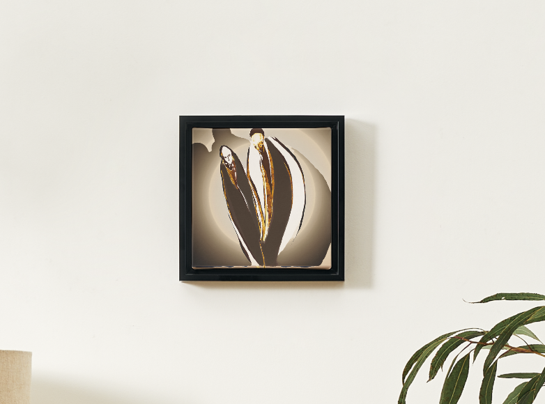 art print on canvas-the visitors-black frame-Christine Philipp.png